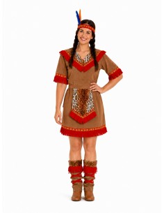 Déguisement Indienne Taille M | Costumes pour Adultes Le Roi du Carnaval 2